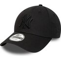 shapka-izvita-cherna-reguliruem-9forty-league-essential-na-new-york-yankees-mlb-ot-new-era