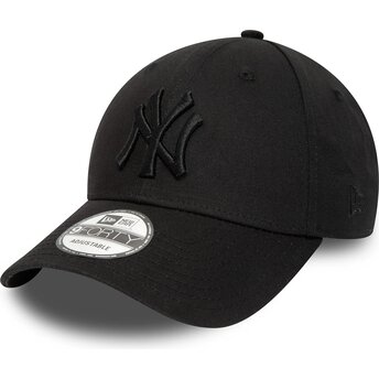 Шапка извита черна регулируем 9FORTY League Essential на New York Yankees MLB от New Era