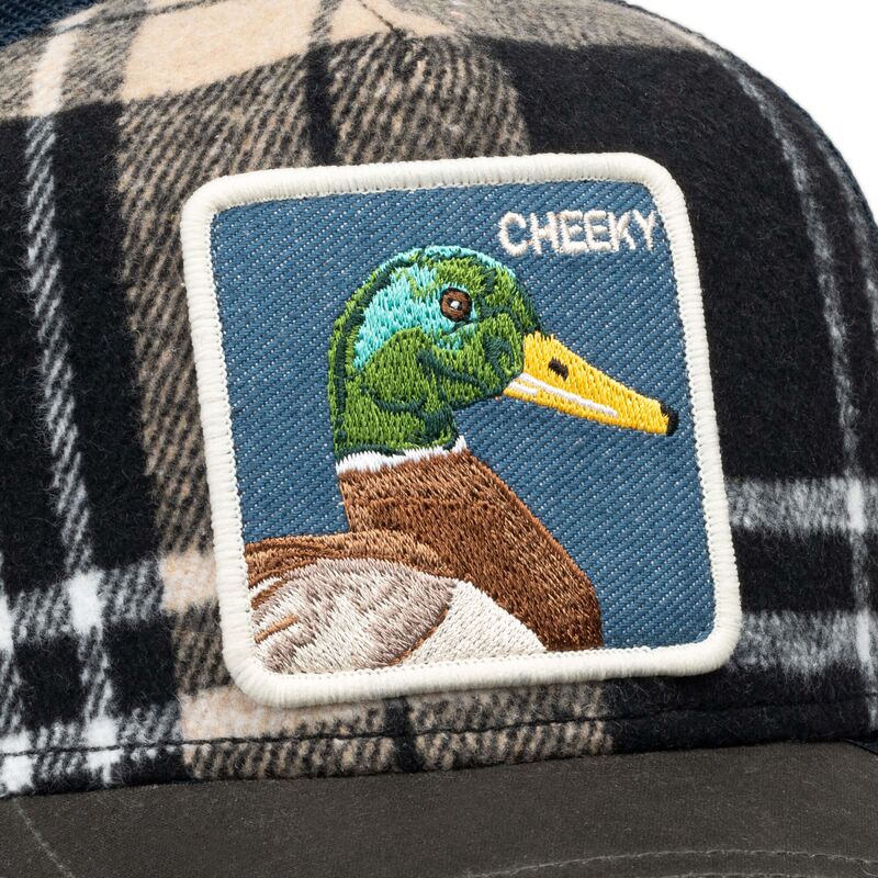 shapka-izvita-traker-mnogocveten-snapbek-brit-cheeky-check-mate-the-farm-goorin-bros