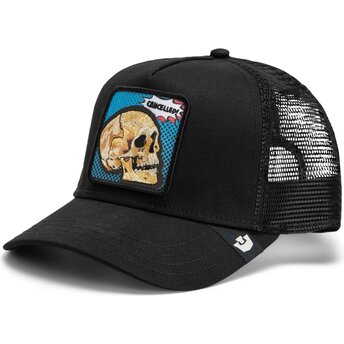 Шапка извита тракер черна снапбек Cancelled Skull Pop Art Strikes Back The Farm Goorin Bros.