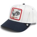 shapka-izvita-siv-snapbek-pinstripe-rooster-cock-playmakers-the-farm-goorin-bros