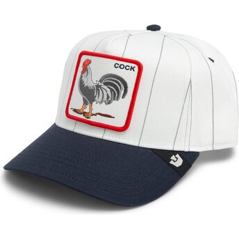 Шапка извита сив снапбек Pinstripe Rooster Cock Playmakers The Farm Goorin Bros.
