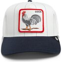 shapka-izvita-siv-snapbek-pinstripe-rooster-cock-playmakers-the-farm-goorin-bros