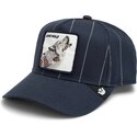 shapka-izvita-traker-tmnosin-snapbek-pinstripe-lone-wolf-playmakers-the-farm-goorin-bros