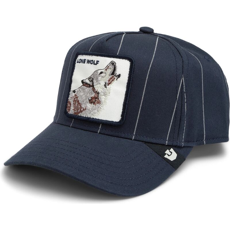 shapka-izvita-traker-tmnosin-snapbek-pinstripe-lone-wolf-playmakers-the-farm-goorin-bros
