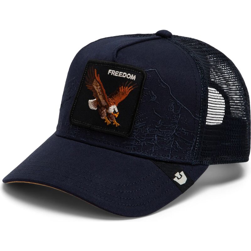 shapka-izvita-traker-tmnosin-snapbek-eagle-badlands-freedom-the-farm-goorin-bros
