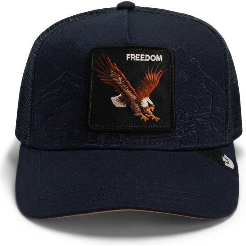 shapka-izvita-traker-tmnosin-snapbek-eagle-badlands-freedom-the-farm-goorin-bros