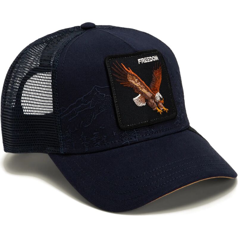 shapka-izvita-traker-tmnosin-snapbek-eagle-badlands-freedom-the-farm-goorin-bros