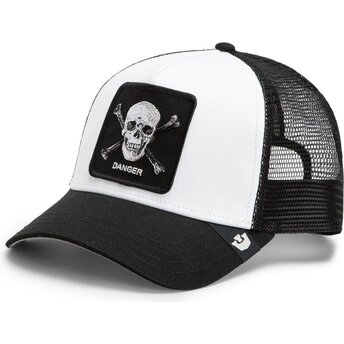 Шапка извита тракер черна снапбек Danger Skull and Crossbones Original Recipe The Farm Goorin Bros.