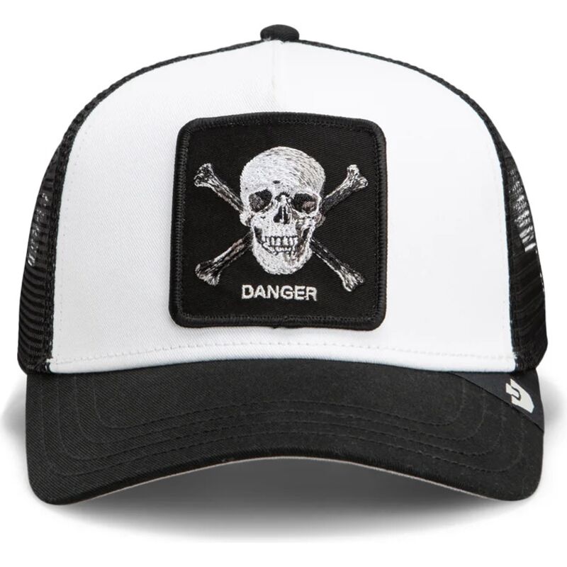 shapka-izvita-traker-cherna-snapbek-danger-skull-and-crossbones-original-recipe-the-farm-goorin-bros