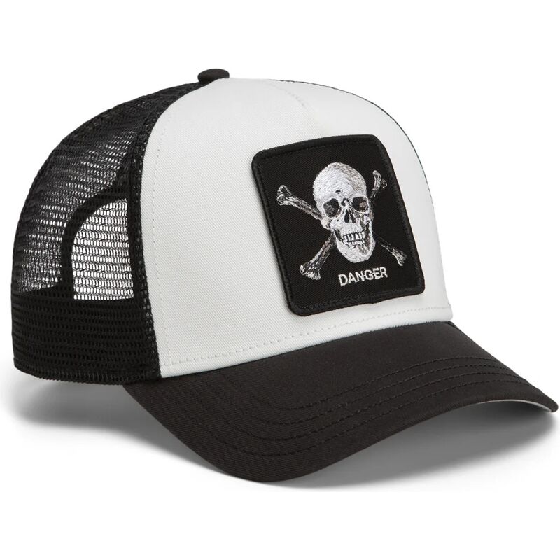 shapka-izvita-traker-cherna-snapbek-danger-skull-and-crossbones-original-recipe-the-farm-goorin-bros