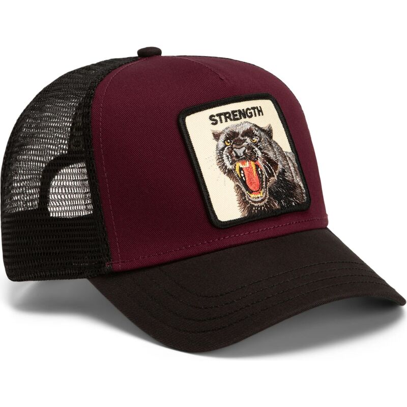 shapka-izvita-traker-chervena-snapbek-strength-panther-original-recipe-the-farm-goorin-bros