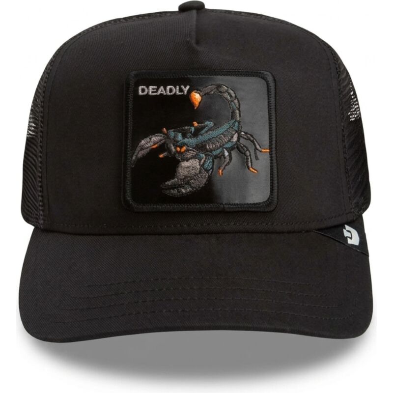 shapka-izvita-traker-cherna-snapbek-deadly-scorpion-original-recipe-the-farm-goorin-bros