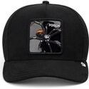 shapka-izvita-traker-cherna-snapbek-black-out-spider-blackened-metallic-poison-the-farm-goorin-bros