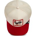 shapka-izvita-traker-chervena-snapbek-the-suede-rooster-microsuede-cock-the-farm-goorin-bros