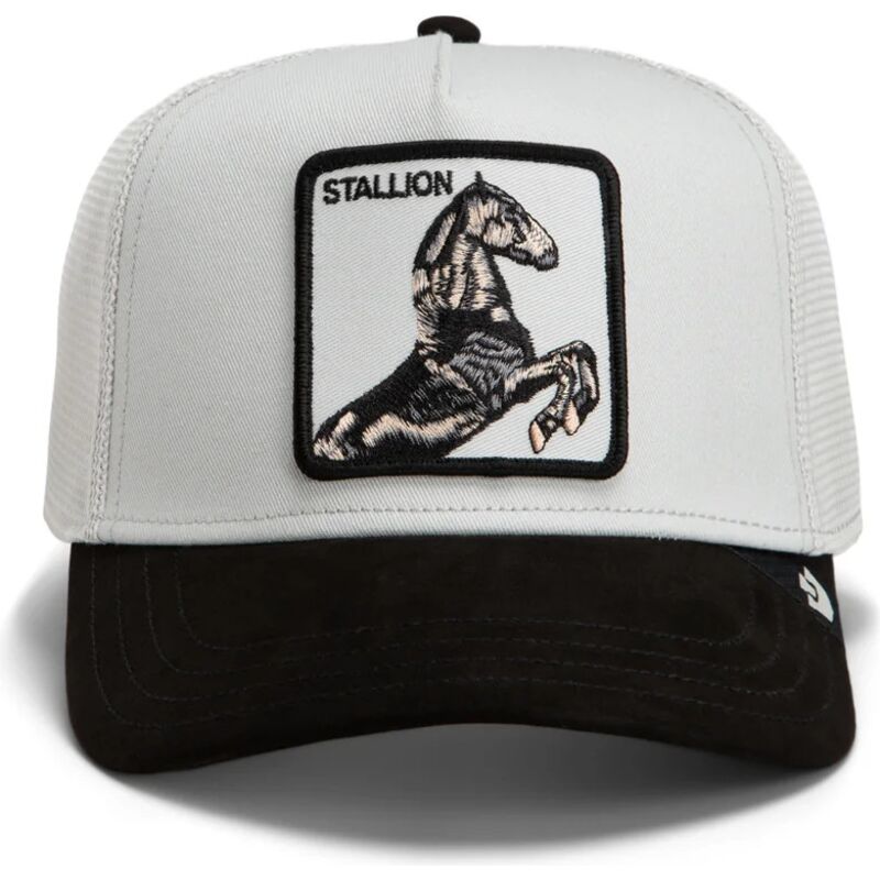 shapka-izvita-traker-siv-snapbek-suede-stallion-microsuede-the-farm-goorin-bros