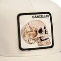 shapka-izvita-traker-bezhov-snapbek-suede-cancelled-skull-microsuede-the-farm-goorin-bros