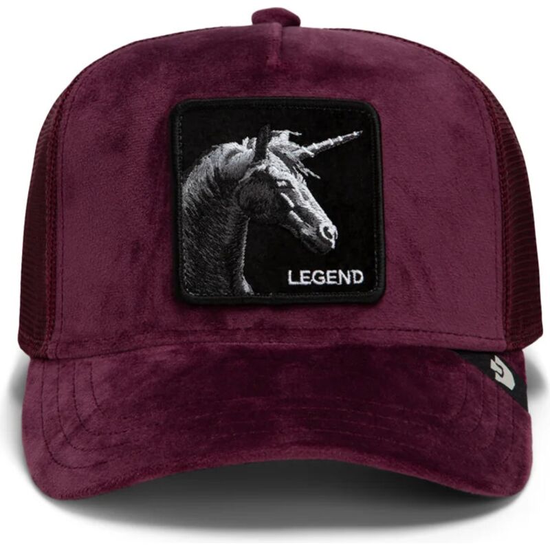 shapka-izvita-traker-chervena-snapbek-velour-legend-the-farm-goorin-bros