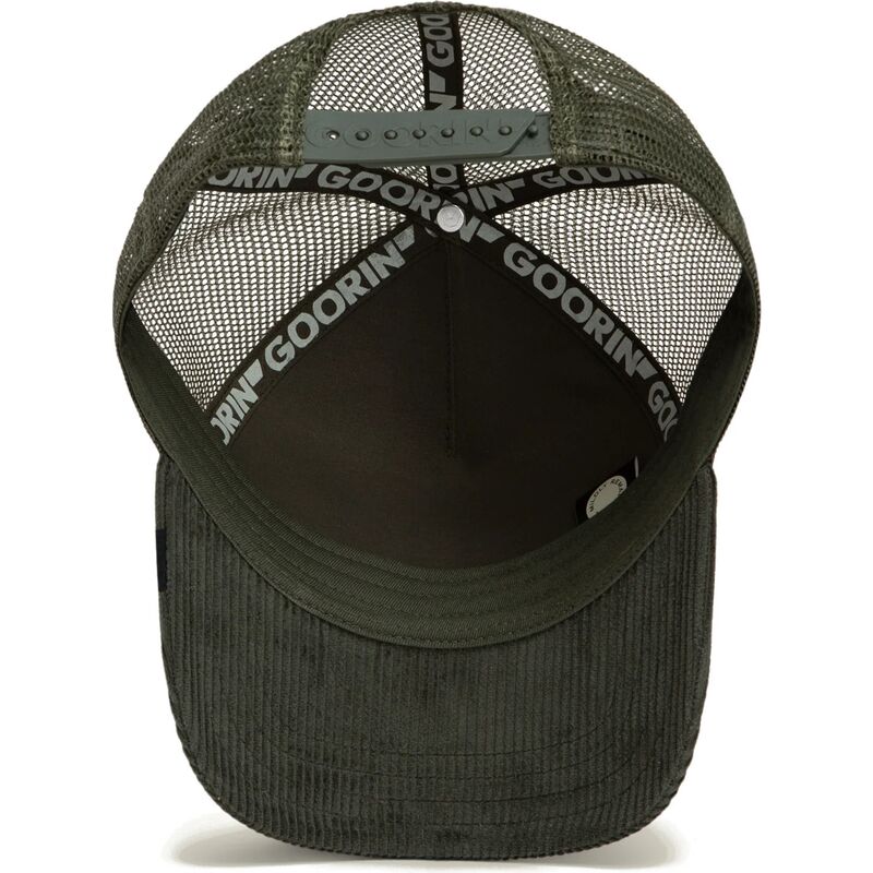 shapka-izvita-traker-zelena-snapbek-corduroy-tuff-ridgeline-the-farm-goorin-bros