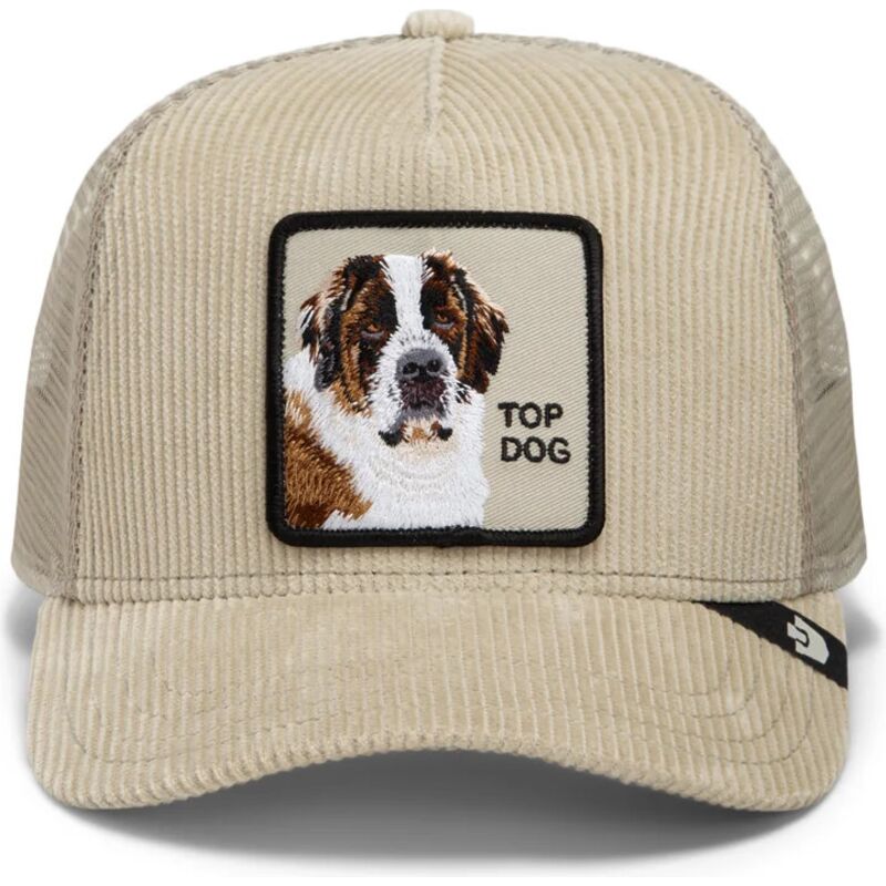 shapka-izvita-traker-bezhov-snapbek-corduroy-top-dog-ridgeline-the-farm-goorin-bros