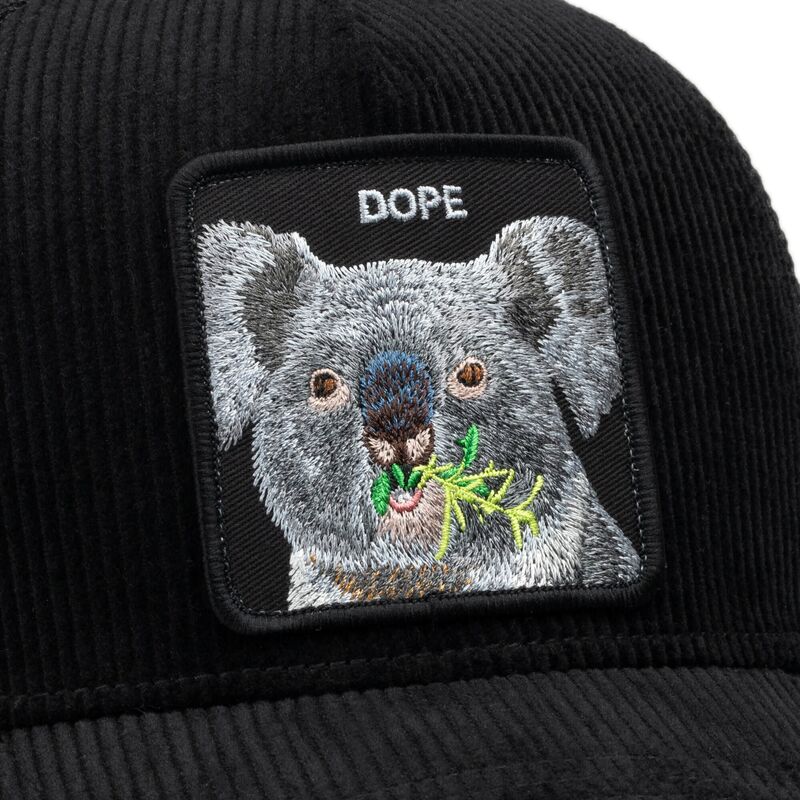 shapka-izvita-traker-cherna-snapbek-corduroy-dope-ridgeline-the-farm-goorin-bros