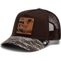 shapka-izvita-traker-kafyav-snapbek-engraved-dog-camo-glitch-the-farm-goorin-bros