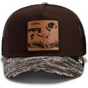 shapka-izvita-traker-kafyav-snapbek-engraved-dog-camo-glitch-the-farm-goorin-bros