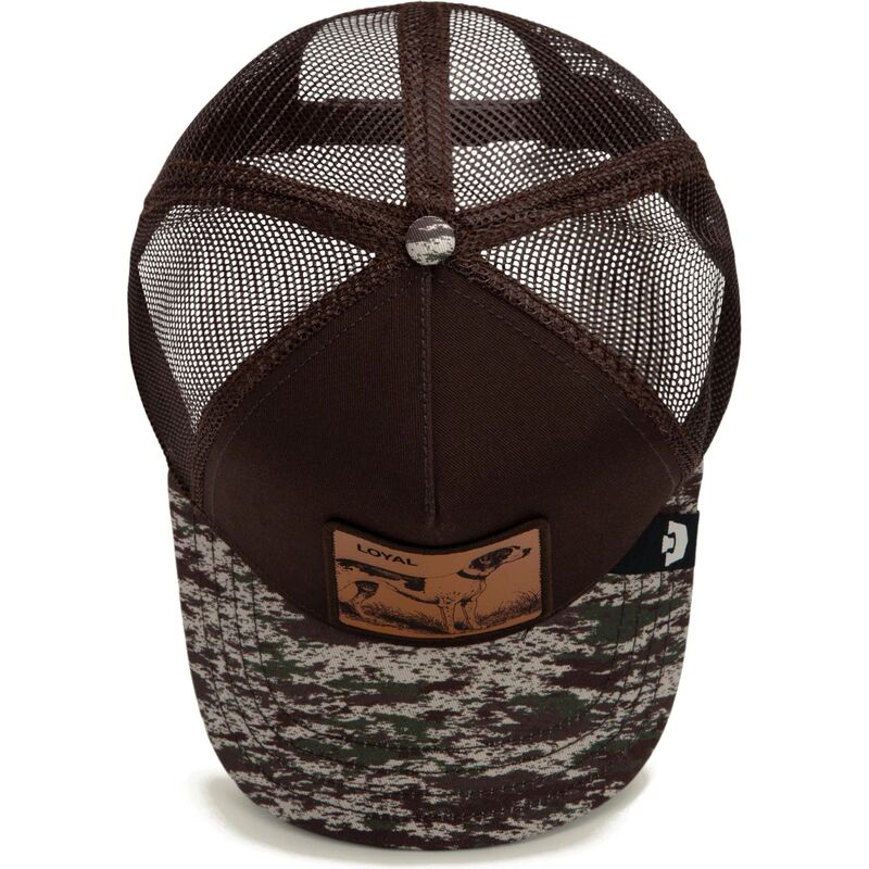 shapka-izvita-traker-kafyav-snapbek-engraved-dog-camo-glitch-the-farm-goorin-bros