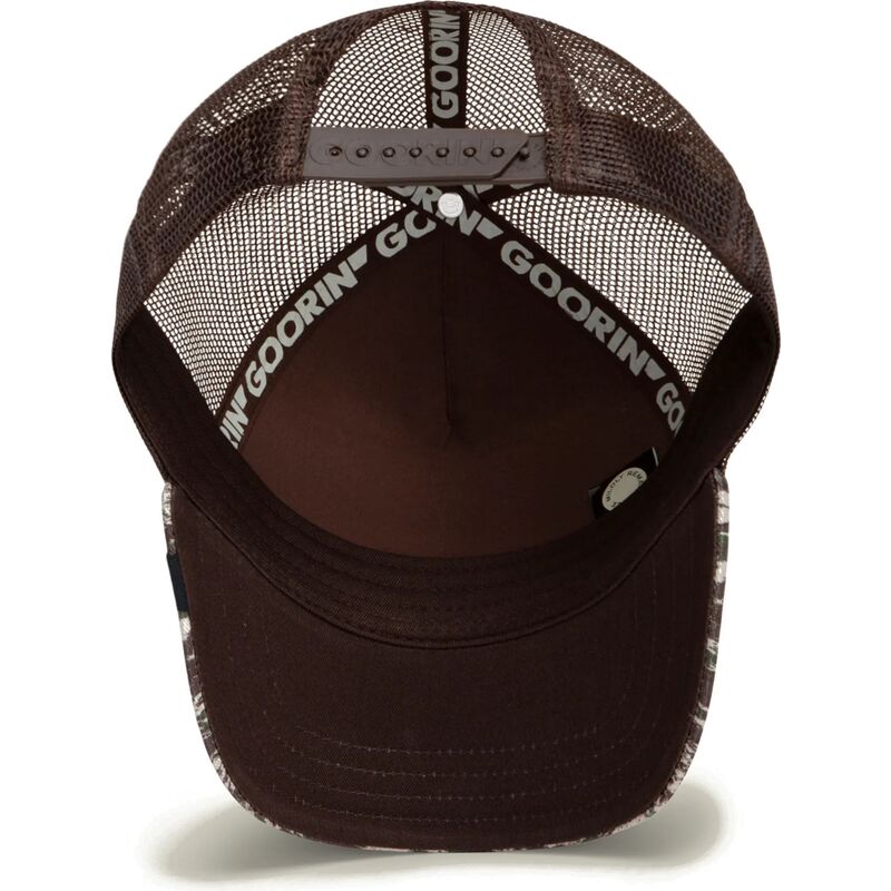 shapka-izvita-traker-kamuflazh-snapbek-engraved-bear-camo-glitch-the-farm-goorin-bros