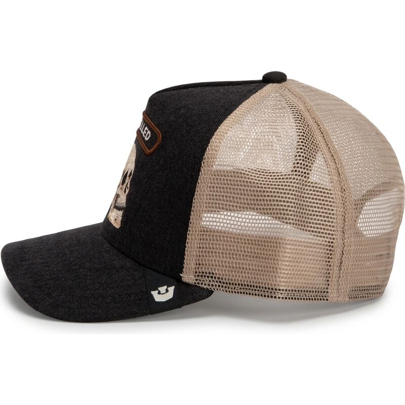 shapka-izvita-traker-cherna-snapbek-cancelled-rocker-denim-after-dark-the-farm-goorin-bros