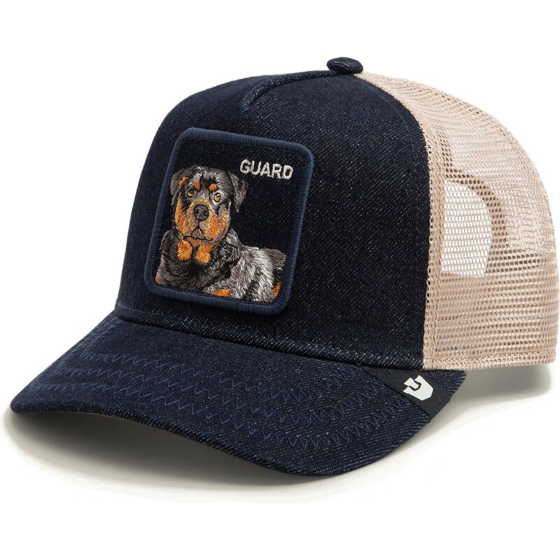 shapka-izvita-traker-tmnosin-snapbek-guard-denim-after-dark-the-farm-goorin-bros