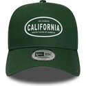 shapka-izvita-zelena-snapbek-9forty-e-frame-rubber-na-california-los-angeles-ot-new-era