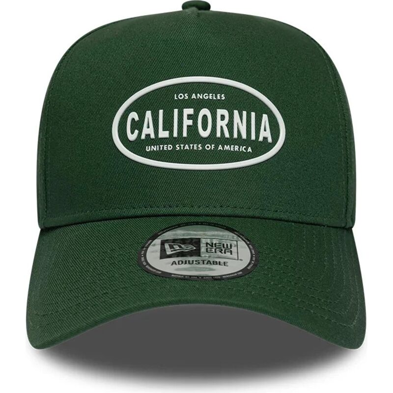 shapka-izvita-zelena-snapbek-9forty-e-frame-rubber-na-california-los-angeles-ot-new-era