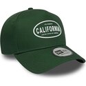 shapka-izvita-zelena-snapbek-9forty-e-frame-rubber-na-california-los-angeles-ot-new-era