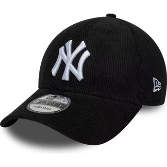 Шапка извита черна снапбек 9FORTY Entry Cord на New York Yankees MLB от New Era