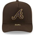 shapka-izvita-kafyav-snapbek-9fifty-a-frame-precurved-visor-pin-na-atlanta-braves-mlb-ot-new-era