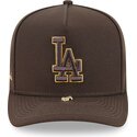 shapka-izvita-kafyav-snapbek-9fifty-a-frame-precurved-visor-pin-na-los-angeles-dodgers-mlb-ot-new-era