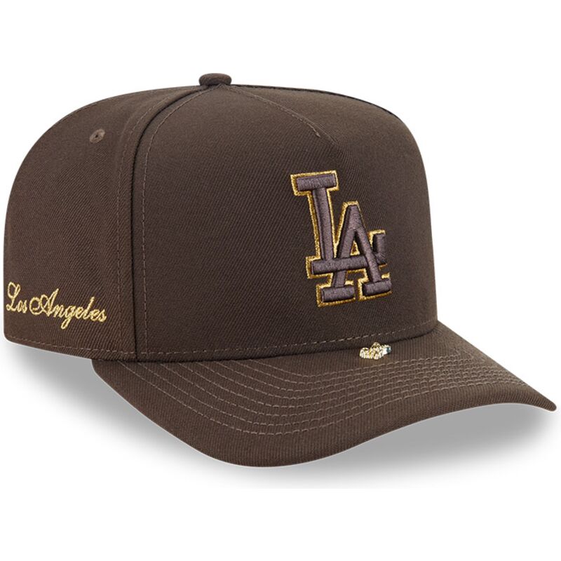 shapka-izvita-kafyav-snapbek-9fifty-a-frame-precurved-visor-pin-na-los-angeles-dodgers-mlb-ot-new-era