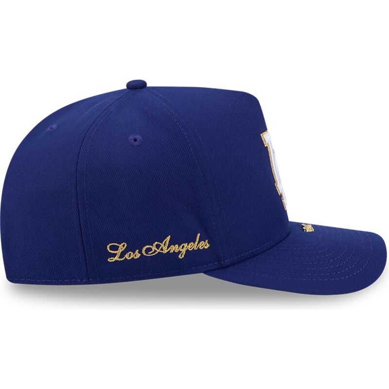 shapka-izvita-sinya-snapbek-9fifty-a-frame-precurved-visor-pin-na-los-angeles-dodgers-mlb-ot-new-era