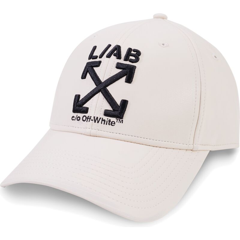 shapka-izvita-bezhov-reguliruem-clamp-arrows-pu-leather-ot-l-ab-c-o-off-white