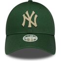 shapka-izvita-zelena-reguliruem-9forty-metallic-na-new-york-yankees-mlb-ot-new-era