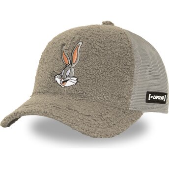 Шапка извита тракер сив снапбек LOO14 BUN Бъгс Бъни Looney Tunes от Capslab