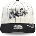 shapka-izvita-cherna-snapbek-19twenty-pinstripe-na-chicago-white-sox-mlb-ot-new-era