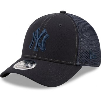 Шапка извита тъмносин прилепнала 39THIRTY M-Crown Neo на New York Yankees MLB от New Era