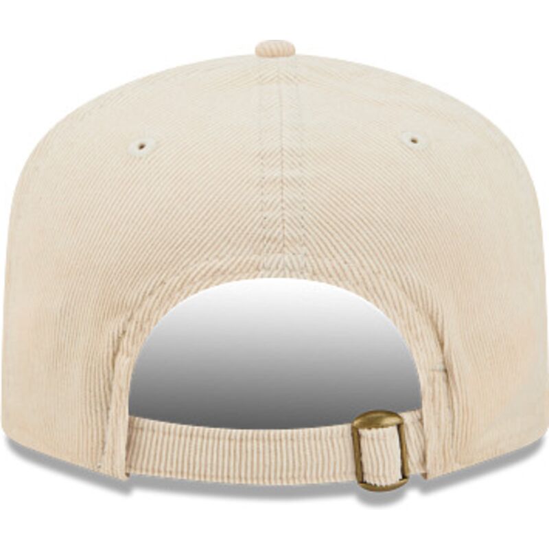 shapka-izvita-bezhov-reguliruem-19twenty-precurved-corduroy-pastel-na-los-angeles-dodgers-mlb-ot-new-era