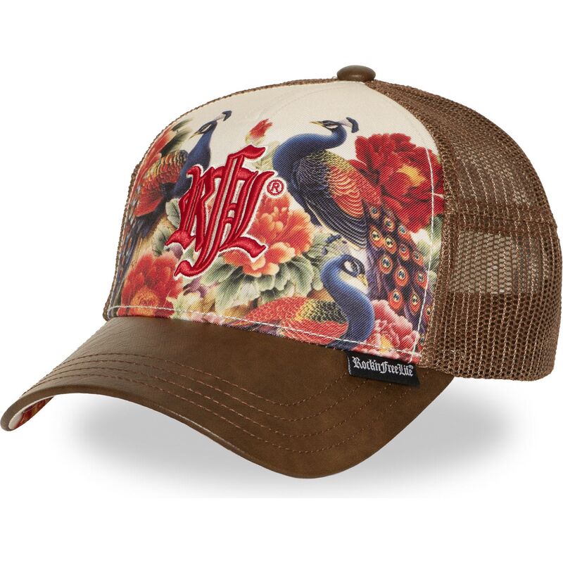 gorra-trucker-marron-n276-natsu-de-rocknfreelife gorra-trucker-marron-n276-natsu-de-rocknfreelife