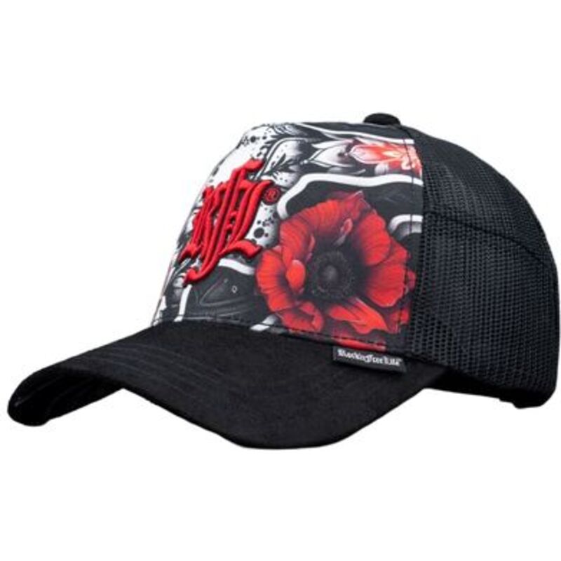 shapka-izvita-traker-cherna-snapbek-n237-flower-ot-rocknfreelife