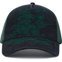 shapka-izvita-traker-cherna-snapbek-outline-distressed-ot-ed-hardy