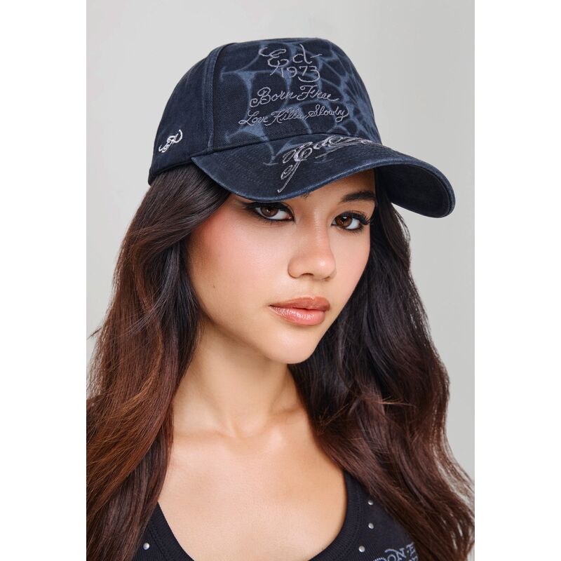 shapka-izvita-cherna-snapbek-spiderweb-ot-ed-hardy shapka-izvita-cherna-snapbek-spiderweb-ot-ed-hardy