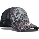 shapka-izvita-traker-cherna-snapbek-13-skull-ot-ed-hardy